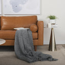 Svend 880L x 380W x 340H Tan Leather Sofa - Default Title