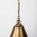 Fenton 180L x 180W x 230H Gold WGold Accents Pendant Light - Default Title
