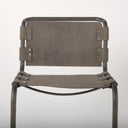 Berbick 33 Total Height BrownGray Suede w Iron Frame Dining Chair - Default Title