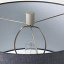 Quinn 190L x 190W x 246H Beige Base WNavy Fabric Shade Table Lamp - Default Title