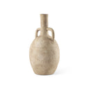 Zenni 61L x 61W x 120H Warm Beige Ceramic Vase - Default Title