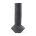 Esme 71L x 71W x 150H Dark Gray Ceramic Vase - Default Title