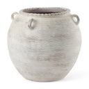 Misha 252L x 252W x 224H Cream Ceramic Floor Vase - Default Title