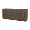 West 820L x 180W x 340H Wooden Angular Sideboard - Default Title