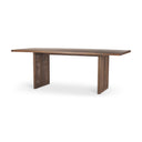 Grier 84 Medium Brown Wood w Cane Dining Table - Default Title