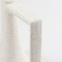 Burton 83H Small White and Black Ceramic Jug Vase - Default Title