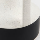 Burton 83H Small White and Black Ceramic Jug Vase - Default Title