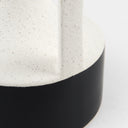 Burton 116H Medium White and Black Ceramic Jug Vase - Default Title