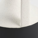 Burton 131H Large White and Black Ceramic Jug Vase - Default Title