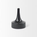 Burton 83H Small Glossy and Matte Black Ceramic Jug Vase - Default Title