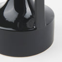 Burton 116H Medium Glossy and Matte Black Ceramic Jug Vase - Default Title