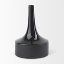 Burton 131H Large Glossy and Matte Black Ceramic Jug Vase - Default Title