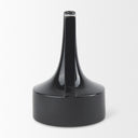 Burton 131H Large Glossy and Matte Black Ceramic Jug Vase - Default Title