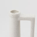 Burton 108H Small White Ceramic Jug Vase - Default Title