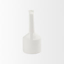 Burton 142H Medium White Ceramic Jug Vase - Default Title