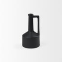 Burton 108H Small Matte Black Ceramic Jug Vase - Default Title