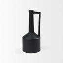 Burton 142H Medium Matte Black Ceramic Jug Vase - Default Title