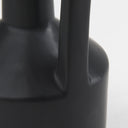 Burton 142H Medium Matte Black Ceramic Jug Vase - Default Title