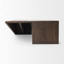 West 55L x 32W x 14H Medium Brown Wooden Angled Coffee Table - Default Title