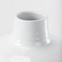Amos 205L x 205W x 319H White and Dark Beige Color Blocked Ceramic Floor Vase - Default Title