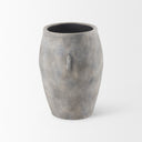 Zuma 272L x 181W x 244H Light Gray Ceramic Floor Vase - Default Title