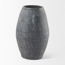 Zuma 272L x 205W x 319H Dark Gray Ceramic Floor Vase - Default Title