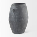 Zuma 272L x 205W x 319H Dark Gray Ceramic Floor Vase - Default Title