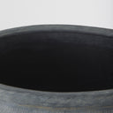 Zuma 272L x 205W x 319H Dark Gray Ceramic Floor Vase - Default Title