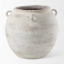 Misha 252L x 252W x 224H Cream Ceramic Floor Vase - Default Title