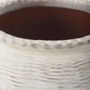 Misha 252L x 252W x 224H Cream Ceramic Floor Vase - Default Title