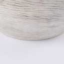 Misha 252L x 252W x 224H Cream Ceramic Floor Vase - Default Title