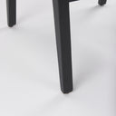 Wynn 205L x 246W x 341H Beige Fabric WBlack Wood Dining Chair - Default Title
