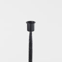 Porter 50L x 50W x 180H Medium Black Iron Candle Holder - Default Title
