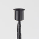 Porter 60L x 60W x 300H Large Black Iron Candle Holder - Default Title