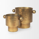 Juno 65H Medium Gold Iron Medium Vase - Default Title