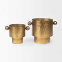 Juno 85H Large Gold Iron Vase - Default Title