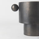 Juno 65H Medium Black Iron Vase - Default Title