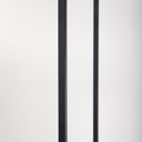 Morris 470L x 150W x 750H Light Brown Wood w Black Metal Frame 6-Tier Shelving Unit - Default Title