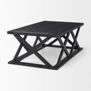 Forsey 480L x 280W x 175H Black Wood Rectangular Coffee Table - Default Title