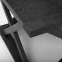Forsey 480L x 280W x 175H Black Wood Rectangular Coffee Table - Default Title