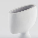 Rylee 116H White Ceramic Vase - Default Title