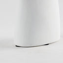 Rylee 116H White Ceramic Vase - Default Title