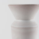 Esme 45L x 45W x 104H Whitewashed Ceramic Vase - Default Title