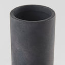 Esme 71L x 71W x 150H Dark Gray Ceramic Vase - Default Title