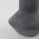 Esme 71L x 71W x 150H Dark Gray Ceramic Vase - Default Title