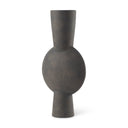 Kaz 83L x 39W x 167H Earthy Brown Ceramic Vase - Default Title