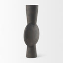 Kaz 83L x 39W x 167H Earthy Brown Ceramic Vase - Default Title