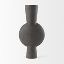Kaz 83L x 39W x 167H Earthy Brown Ceramic Vase - Default Title
