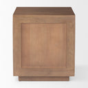 Grier Medium Brown Wood w Cane End Table - Default Title