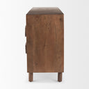Astrid 71L x 17W x 303H Medium Brown Solid Wood 6 Drawer Sideboard - Default Title